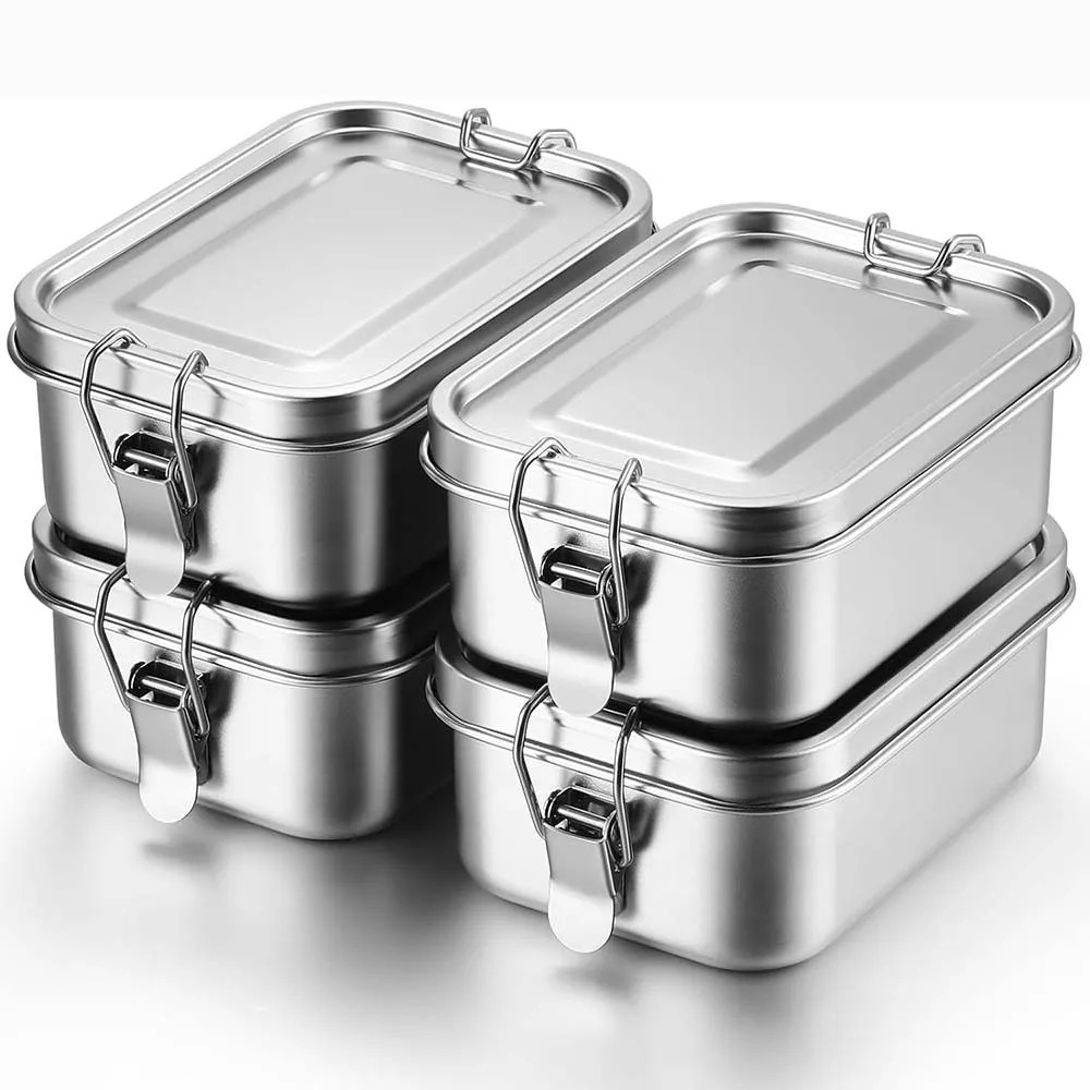 Food Snacks Wholesale - Stainless Steel Bento Box Metal Lunch