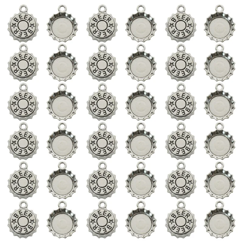 15PCS Antique Silver Plated Be - đánh giá và giá Food Zinc
