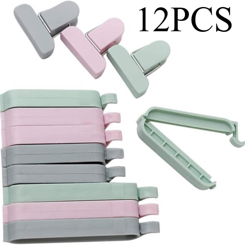 12pcs Mixed Color Plastic Seal - đánh giá và giá Food Snacks Wholesale