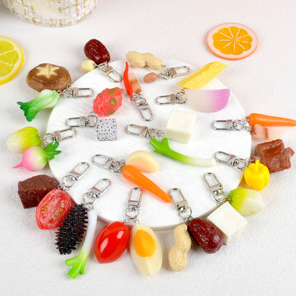Simulated Food Keychain Fruits - đánh giá và giá Food Zinc
